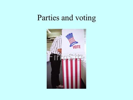 Parties and voting Hiram Johnson and the Progressives of early 1900s Middle class reform movement against: Control over government by elite special interests.