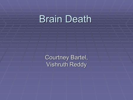 Courtney Bartel, Vishruth Reddy