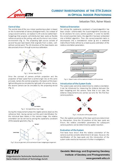 Geodetic Metrology and Engineering Geodesy Institute of Geodesy and Photogrammetry www.geometh.ethz.ch C URRENT I NVESTIGATIONS AT THE ETH Z URICH IN O.