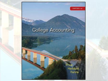 Accounting Principles and Reporting Standards