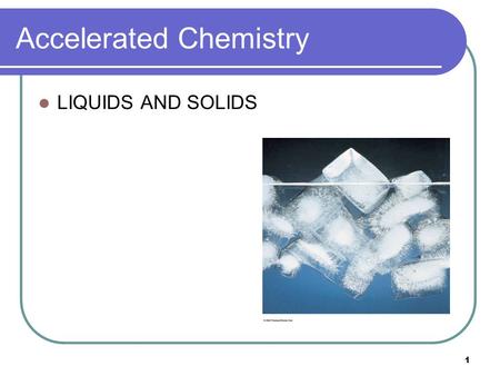 Accelerated Chemistry