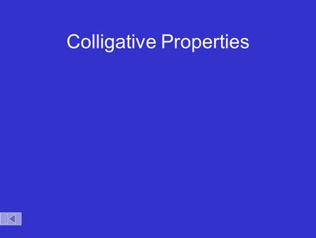 Colligative Properties. occurs when neutral combinations of particles separate into ions while in aqueous solution. sodium chloride sodium hydroxide hydrochloric.