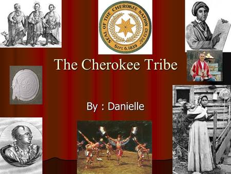 The Cherokee Tribe By : Danielle.