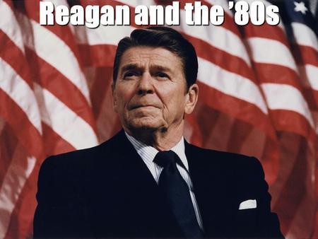 Reagan and the ’80s. The Miracle on Ice The U.S. victory over Russia in the 1980 winter Olympics restored American pride after a difficult decade for.