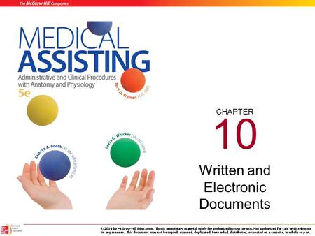 Written and Electronic Documents