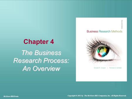 The Business Research Process: An Overview