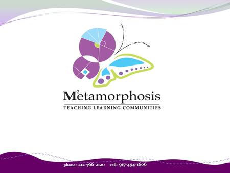 Phone: 212-766-2120 cell: 917-494-1606. Agenda Creating our Learning Community & Norms Setting Personal Goals and Identifying Themes Visualization through.