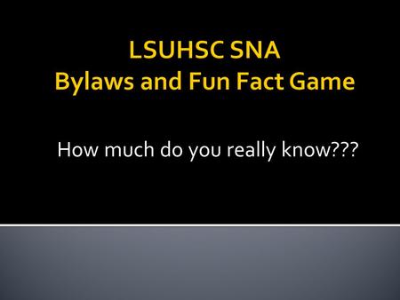 How much do you really know???. YES $5 Cash or Check NO CREDIT CARDS.