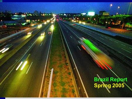 Brazil Report Spring 2005. Downtown SJC 500,000 inhabitants.