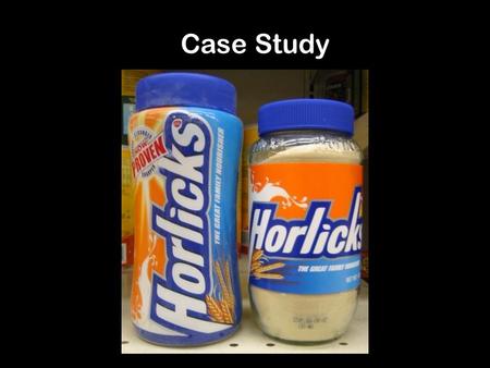 Case Study.  Group - 9 Flagship brand of GlaxoSmithKline (GSK) 135-year-old brand 12 billion Brand (1200 crore brand) Horlicks is the leading Health.