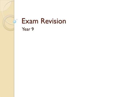 Exam Revision Year 9. Number questions: Convert 0.56 to a fraction What is the square of 4? Round 3.4458 to 1 decimal place Show the use of BEDMAS in.