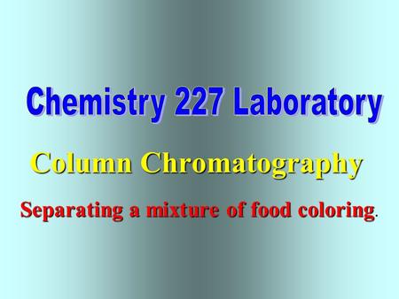 Column Chromatography