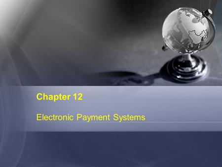 Electronic Payment Systems