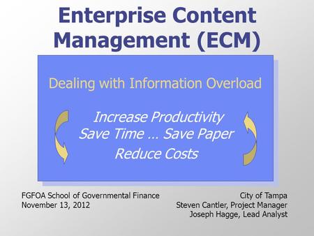 Enterprise Content Management (ECM)