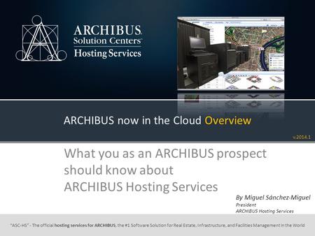 ARCHIBUS now in the Cloud Overview