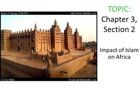 TOPIC: Chapter 3, Section 2