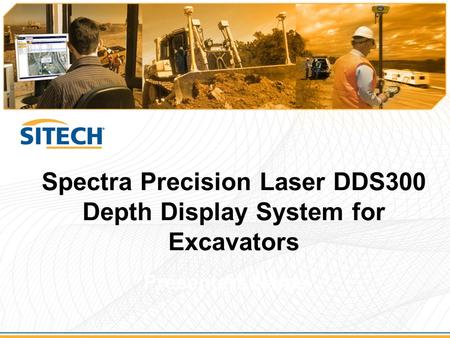 Spectra Precision Laser DDS300 Depth Display System for Excavators