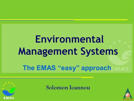 Environmental Management Systems