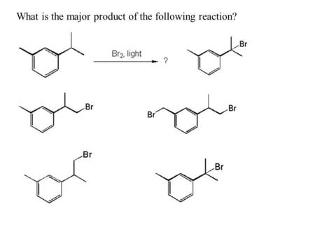 What is the major product of the following reaction?