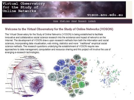 Australian Research Council Support ● 3-year (2004-2006) ARC Discovery Project Grant “New Methods for Researching the Existence and Impact of Political.