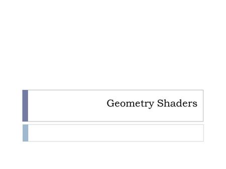 Geometry Shaders. Visualizing Normal Vectors  textbook calls this a “hedgehog plot” but (I think) that this is a misuse of the term  a hedgehog plot.