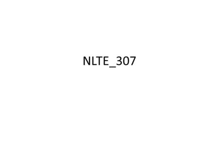 NLTE_307. Subroutine opac [Opac] calculate standard and background opacity [OPINIT]initialize opacity package [INJON]read data for [JON] [ABSKO]administer.