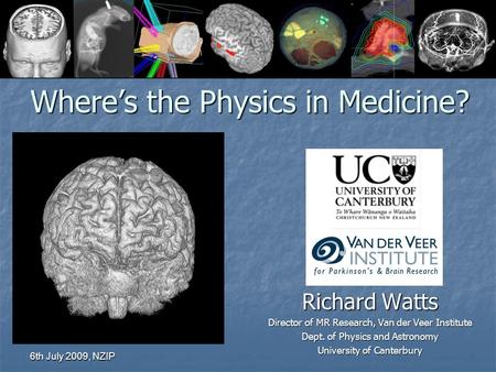 Where’s the Physics in Medicine?