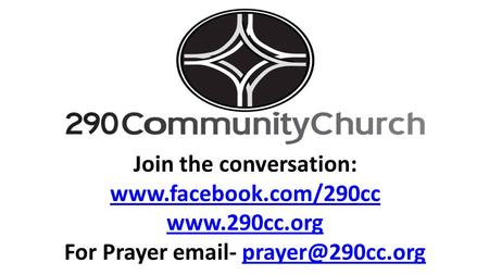 Join the conversation:   For Prayer  -