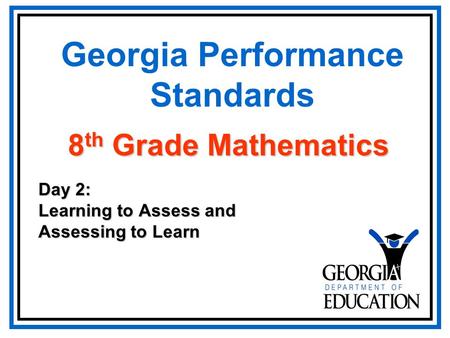 Georgia Performance Standards