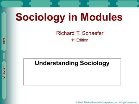 Understanding Sociology