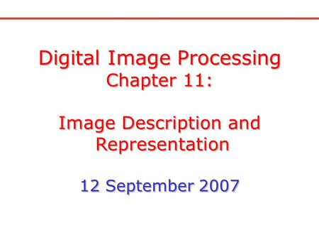 Digital Image Processing