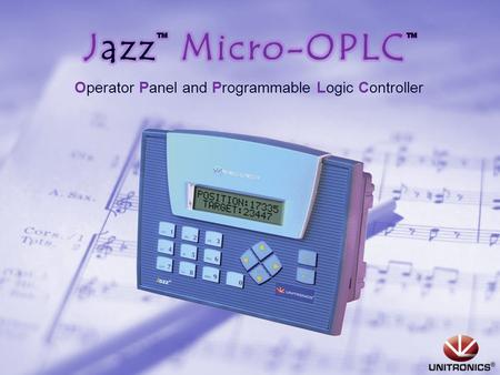 Operator Panel and Programmable Logic Controller.