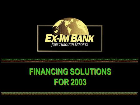 FINANCING SOLUTIONS FOR 2003 MMMMMMMMMMMMMMMMMMMMMMMMMMMMMMMMMMMMMMMMMMMMMMMMMMMMMMMMMMMMMMMMMMMMMMMMMMMMMMMMMMMMMMMMMMMMM WWWWWWWWWWWWWWWWWWWWWWWWWWWWWWWWWWWWWWWWWWWWWWWWWWWWWWWWWWWWWWWWWWWWWWWWWWWWWWWWWWWWWWW.