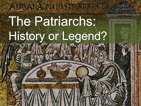 “Near the end of chapter 11, Genesis narrows its focus to a single family, that of Abraham and Sarah. The stories of this family and their descendants.