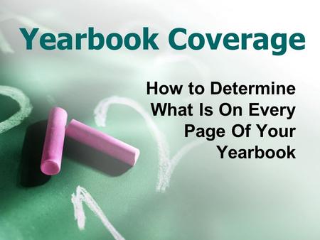 How to Determine What Is On Every Page Of Your Yearbook