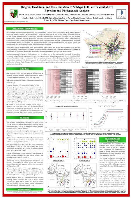 HIV-1 subtype C now accounts for approximately 50% of the estimated 33 million people living with HIV/AIDS and half of the 1-2 million new infections annually.