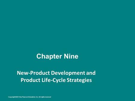 New-Product Development and Product Life-Cycle Strategies