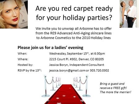 Are you red carpet ready for your holiday parties?