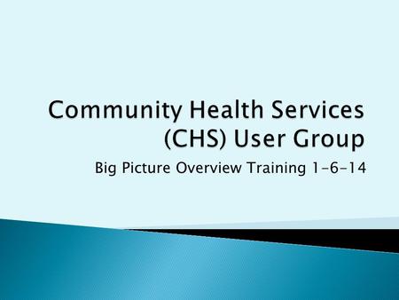 Big Picture Overview Training 1-6-14.  Agenda  Welcome and introductions  What is MCCC? Role of the Minnesota Counties Computer Consortium (MCCC),