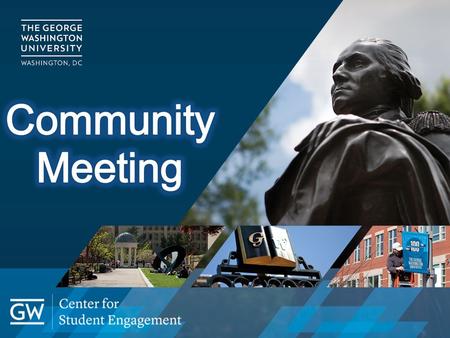 Mount Vernon By the Numbers 1,116 residents 17 Resident Advisors (RAs) 2 Residence Directors (RDs) 1 Area Coordinator (AC) 1900 F Street NW Room Number.