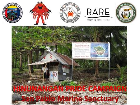 HINUNANGAN PRIDE CAMPAIGN San Pablo Marine Sanctuary.