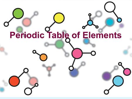 Periodic Table of Elements