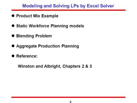 Product Mix Problem Monet company makes four types of frames.