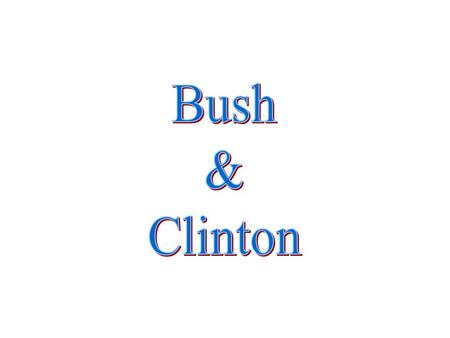 George H.W. Bush Savings and Loans Failures: – deregulation of banks often led to illegal and unsound banking practices {Reagan}: hundreds of savings.