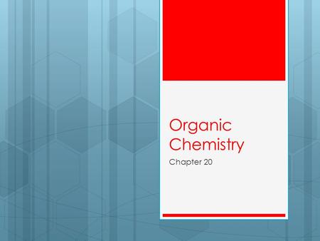 Organic Chemistry Chapter 20.  Carbon is only the 17 th most abundant element in the Earth’s crust, but it is vitally important because it is found in.