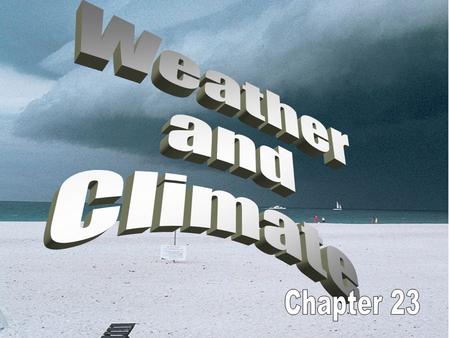 Evaporation from the ocean Transport through the atmosphere Condensation and precipitation Return to the ocean Many smaller sub cycles.