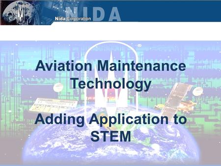 Aviation Maintenance Technology Adding Application to STEM.