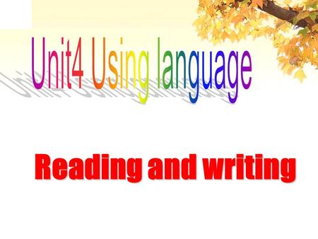 Reading and writing Reading and writing. What can we do to help people in poor areas? Lead-in.