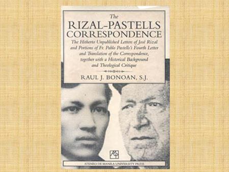 JOSE  Aged 31.  Jesuit alumnus turned rationalist.  Ilustrado in the dual sense of educated and on fire with enlightenment ideas, political ideology.