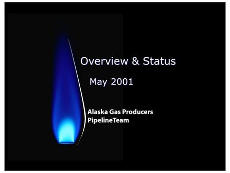 Overview & Status May 2001. Joint Team Objectives Create an economic project (competitive cost of supply) Develop sufficient technical information to.